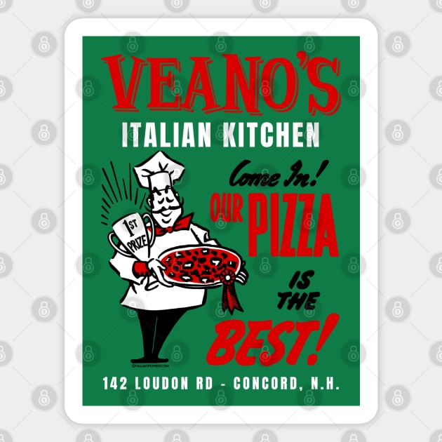 “Red Sauce Revival”-  Zeno’s Italian Kitchen, Concord, NH Magnet by ItalianPowerStore